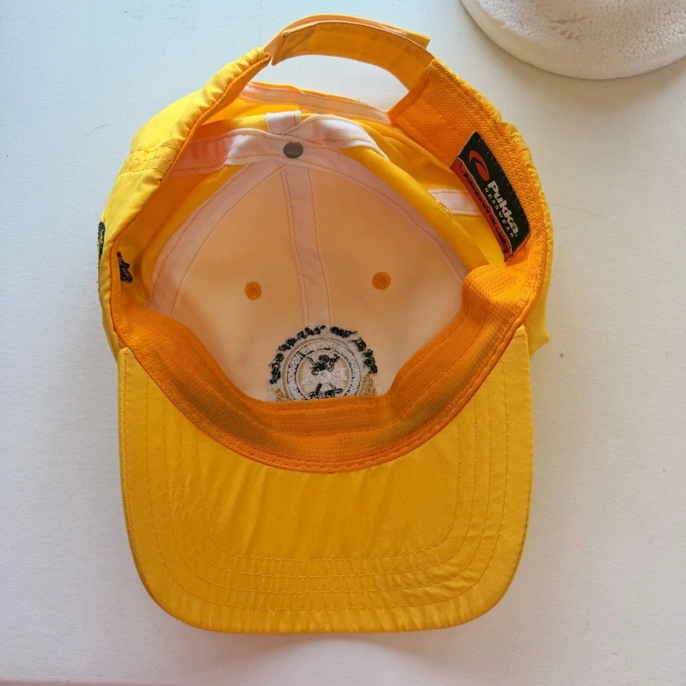 PGA Grand Slam of Golf Bermuda Hat One Size Yellow Cap Fathers Day